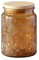 ANSQU Vintage Glass Jar, 23.7 FL OZ Glass Jars with Lid, Colored Mason Jar for Kitchen Pantry, Glass Food Storage Jar for Coffee, Tea, Candy, Cookie, Sugar (Yellow, 1 Pack)