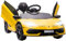 HOMCOM Lamborghini Aventador Licensed Kids' Electric Ride-on with Remote Control, 12V Powered Electric Car for Kids with Butterfly Doors, Auxiliary wheels, Music, Horn, Suspension - Yellow