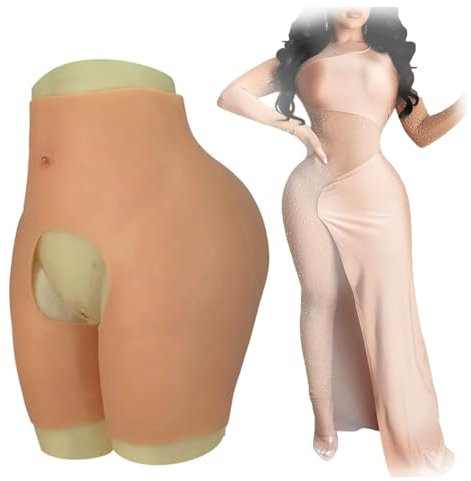 FSYH Silikon-Po-Lifter-HöSchen GesäßFormer-Kontrollshorts UnterwäSche Zur Verbesserung Der HüFte füR Cosplay Drag Queen,1#,hip1.2cm