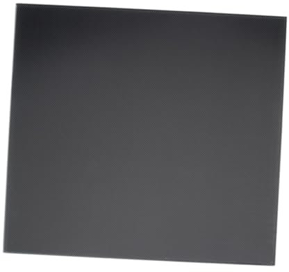 KICHOUSE Colcha Vidrio Cuadrado Vidrio Templado Súper Suave Calefacción Placa Vidrio Impresora Impresora Cristal Carbono Pro 3D Impresora Placa Vidrio Borosilicato