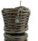 Van der Leeden DRYPOT® Rattan Pflanzgefäß Grau ca. Ø 17 cm - Sylter Körbe
