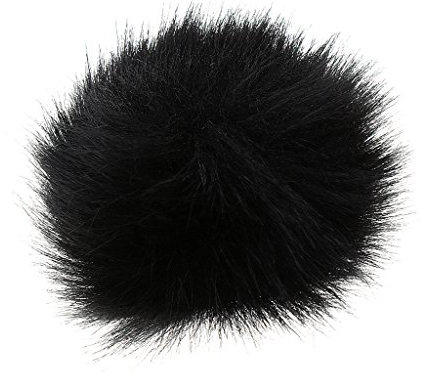 Windschutz für Lavalier-Ansteckmikrofon, Schwarz