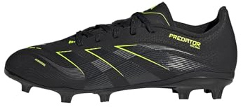 adidas Unisex League Firm Ground/Multi Ground Football Boots Kids, Core Black/Carbon/Lucid Lemon, 1 UK