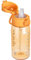 OLDLEY Kids Water Bottles with Straw 420ml/14oz BPA Free Tritan Water Bottle with Handle Leakproof Time Marker School Sports Drinking Bottle for Toddler Boys Girls (Orange)