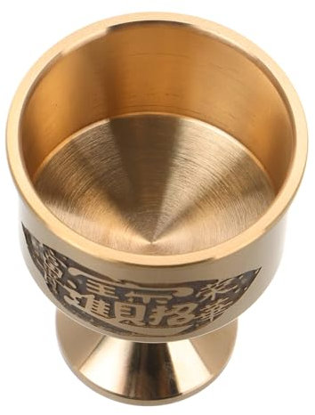 UTHCLO coppa dell'acqua santa bicchiere di liquore al vino calici medievali bicchiere da pinta arredamento vittoriano calice europeo calice medievale bicchiere da cocktail ottone D'oro