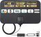 2025 Indoor TV Aerial - Digital Aerial with Booster 350+ Long Range Reception for Freeview TV Support 4K 1080P HDTV & 5M Coax Cable