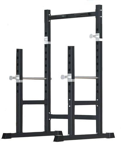 180cm Halbrahmen Squat Rack multifunktionales Halbrahmen Squat Rack Gewichtheber Bank kommerzielle Fitnessgeräte multifunktionales Squat Rack
