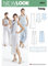 Simplicity Muster New Look Damen Kleid/Tunika/Top/Pants/Schal Schnittmuster, weiß