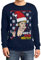 Pullover Herren Geiler Hässlicher Weihnachtspullover mit Angie - Who's Your Mutti? Sweatshirt Medium Marineblau