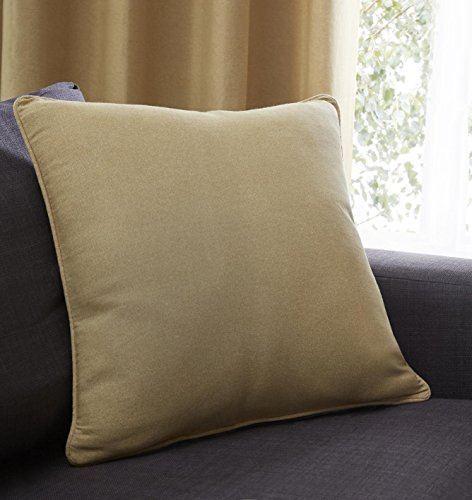 Fusion - Sorbonne - 100% Cotton Filled Cushion - 43x43 cm in Ochre