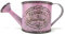 Crispe Blumentopf aus Metall in Gießkannen-Optik - Rosa - Durchmesser 13 cm