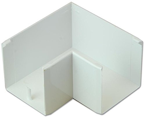 PRO POWER Flat Angle Connector – 50mm x 50mm | White Trunking Corner Fitting – CT30/FA