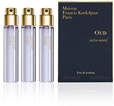MAISON FRANCIS KURKDJIAN Oud Satin Mood Eau de Parfum Refills, Unisex (3x11 ml)