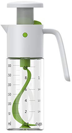 Vucchini Bottiglia Miscelatrice da 300ml/10oz per Condimenti Insalata Tazza di Pressatura per Conservare il Succo Ketchup