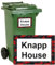 stika.co Pack of 4 Personalised Red Camouflage print Wheelie bin stickers, House Number and Street Name for Bin containers (A3-420 x 297mm, Laminated Vinyl)