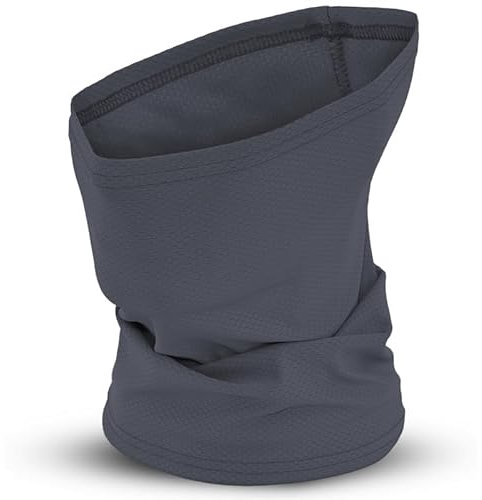 Hilltop Halstuch Herren & Damen | Multifunktionstuch Damen & Herren | Ideal als Stirnband, Schlauchschal | Perfekt zum Sport machen & Schwitzen, Neck Warmer:Dark Grey