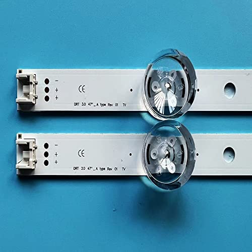 TV Replacement Parts- LED Backlight strip 9 Lamp compatible with LG 47 TV DRT 3.0 47 47LB631V 47LB561V 47LB6300 47GB6500 47LB652V 47lb650v 47LB5610 47LB565V