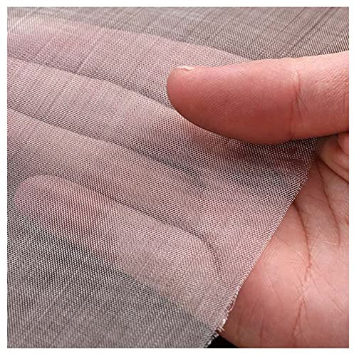 HDBODY Edelstahlgewebe Fliegengitter - 80 Mesh Feinmaschiges Insektenschutzgitter Nagetier Mesh - Für Fenster-, Tür- Oder Terrassenabschirmung Und Ersatz,Silber,1.2x10m(47x393inch)