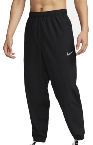 Nike TPR Pantaloni, Nero/Nero/Argento, L Uomo