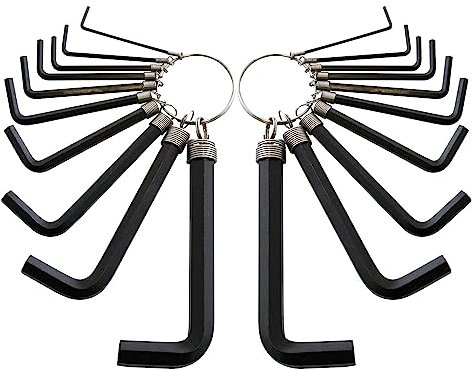 Mr. Gadget's Solutions 20pc Hex Key Set Allen Allan Alan Wrench Tools Spanner Bike Car BMX DIY UK Sale