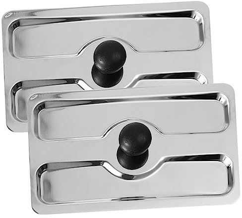 HEMOTON 2piezas Cubierta Para Tostador Automático De Inoxidable De Protección Efectiva y Fácil De Limpiar Para Cocinas Accesorio Esencial De Cocina Para Mantener La Limpieza Del