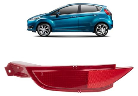 DM Autoteile 137014 Nebelschlussleuchte links unten Rot kompatibel für Ford Fiesta VI (CB1, CCN) ab 2008