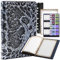 DND Notizbuch Journal nachfüllbar Binder - Story Forge 400 Seiten (200 Blatt) mit atemberaubendem 3D Baum des Lebens Design - Perfekt für Dungeons and Dragons (D&D) mit Bonus-Tabs und Lineal (Silber)