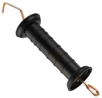 DHinkyoung Electric Fence Gate Handle Insulator, Insulated Spring Gate Handle Electric Fence Arch Hook for Fence Home (1 Pcs)