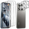 Hengnewro 3 Pezzi Vetro Temperato per Xiaomi 14T Pro Pellicola Protettiva Accessori con 3 Pezzi Cover Protezione Pellicola Fotocamera,HD Chiaro, Durezza 9H