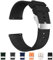 TODYSTRAP Uhrenarmband 20mm Silikon, Kautschuk Uhrenarmband Schwarz mit Schnellverschluss, Smartwatch Sport Weiche Ersatzarmband für Herren Damen, Silikonarmband 18mm 20mm 22mm