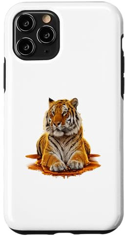 Tiger Men Woman Aesthetic Gold Honey Tiger Case for iPhone 11 Pro