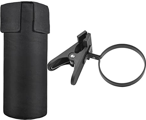 NONDK Drum Stick Holder Drumstick Container Portable Bag Clamp Clip Stick Holder for Cymbal/Drum/Music Stand