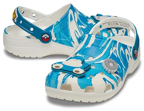 Crocs Unisex Adult Classic Pokemon Clogs, Snorlax, 7 UK Men / 8 UK Women