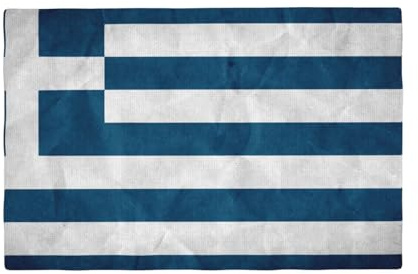 Tischsets mit griechischer Flagge, bedruckt, Leinen, doppellagig, hitzebeständig, rutschfest, für Esszimmer, Küche, Tischdekoration, drinnen und draußen, Einweihungsgeschenk, 4-teiliges Set