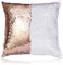 HomeLava 2er Set Pailletten Kissen Glitzer Pailletten Kissenbezug Startseite Schlafzimmer Sofakissen Kissenabdeckung 40x40cm,Champagne + Weiß