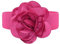 TeeYee Damen Mädchen Gürtel Fashion und Süß Groß Blume Elastische Breit Tailleband Waist Belt (rosa)