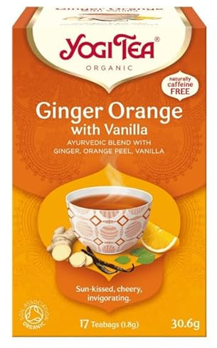 Yogi Tea Organic Ginger Orange with Vanilla Tea 17 Teabags