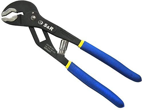 S&R Alicate Tenazas Pico loro con ajuste rápido 300 x 40mm, en acero profesional…
