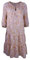 Mos Mosh Damen Kleid Tinka Chintz Dress Peach Parfait orange - M