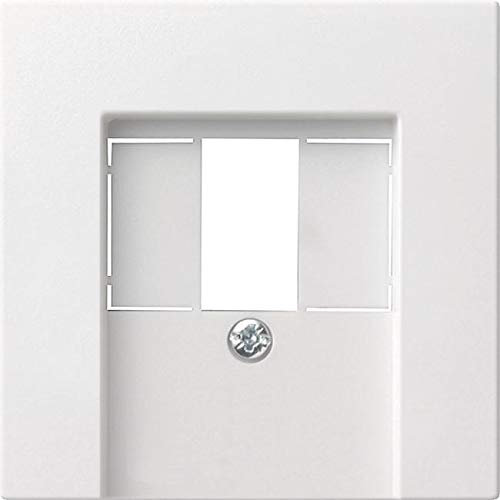 GIRA System 55 reinweiß SEIDENMATT (027 627) Abd. TAE+Stereo+USB)