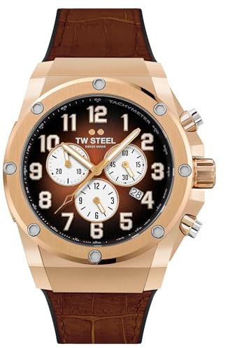 TW Steel Men's Brown Ace Genesis Watch ACE132