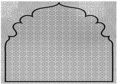 ABAKUHAUS marokkanisch Puzzle, Turkish Ottoman Mosaik, Heirloom-Qualität lustige Aktivität für die Familie langlebiger Karton, 1000 Stücke, Schwarz-Weiss
