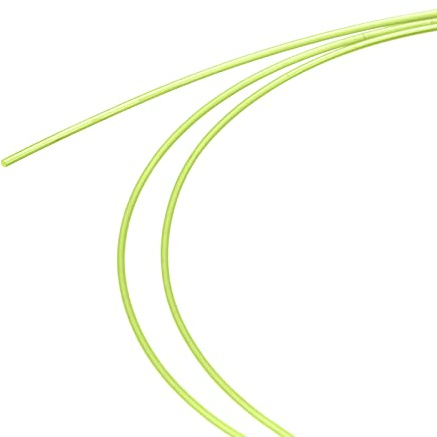 sourcing map Fibre Optique Tiges PMMA 0.75mmx50cm pour Visée Filament Vert