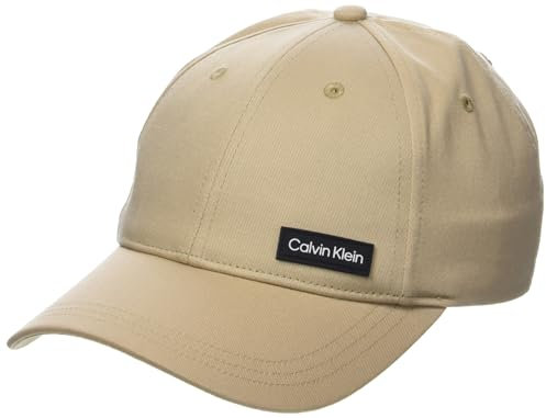Calvin Klein Herren Essential Patch BB Cap K50K510651 Kappe, Beige (Travertine), OS