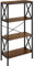 TecTake 801104 Libreria Barry, 4 ripiani, Barre laterali a X