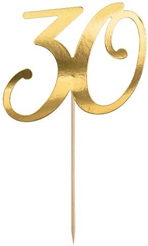 Kuchenstecker 30 Geburtstag Cake Topper 30 Made in EU Kuchenstecker Zahl 30 Kuchenaufsatz Kuchendeko 30. Geburtstag Männer Frauen