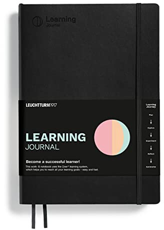 LEUCHTTURM1917 367497 Learning Journal Composition (B5), Flexcover, Schwarz, Englisch