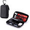 MP3 Player Tasche Case, CCHKFEI Kopfhörer Tasche Tragbar Powerbank Tasche mit Karabiner Tragetasche Festplatte Fall für Bluetooth MP3 MP4 Player Soulcker iPod AirPods USB Kabel Speicherkarte