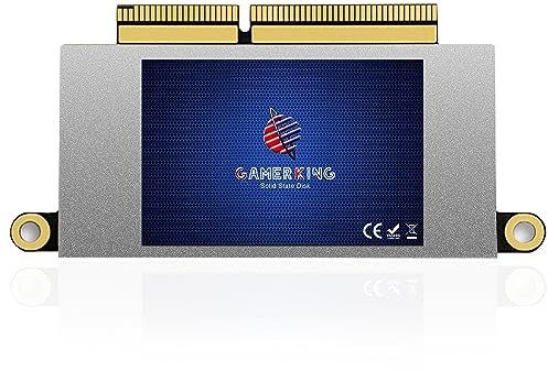 Gamerking SSD NVMe 1To pour MacBook Pro (Interface d'origine), M.2 PCIe 3.0 3D NAND TLC Disque Dur SSD Interne Compatible avec MacBook Pro 2016 et 2017 13 Retina A1708 EMC 3164/2978 Non-Touch Bar