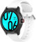 Tyogeephy Bracelet pour Ticwatch pro 5, Bracelet en Silicone 24mm Blanc Compatible avec iTOUCH AIR3
